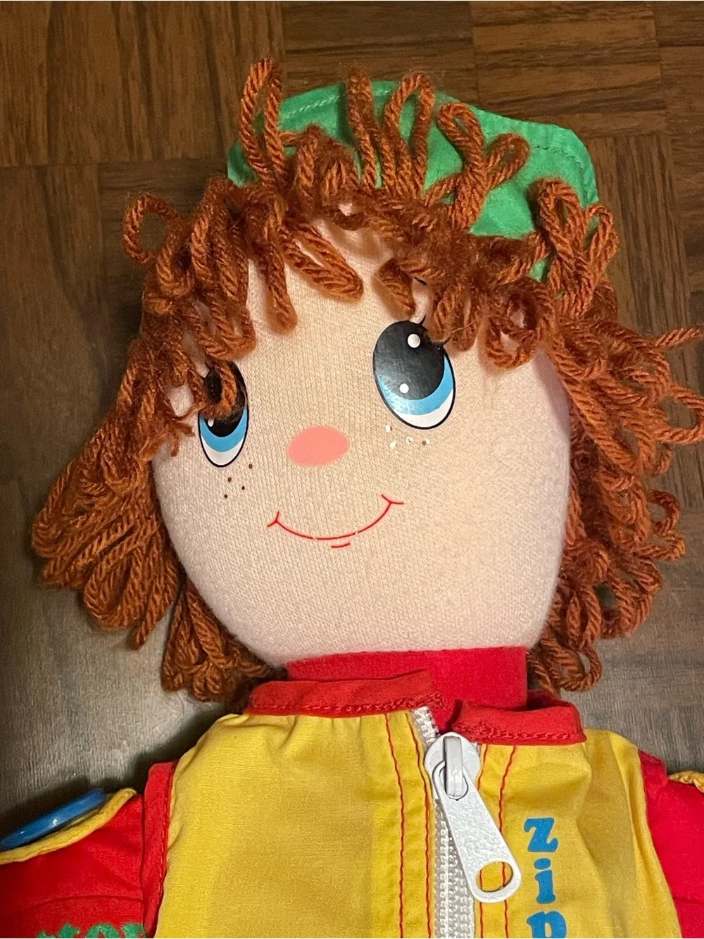 Vintage 1985 Playskool 453 Dapper Dan Stuffed Plush Toys Learning Doll